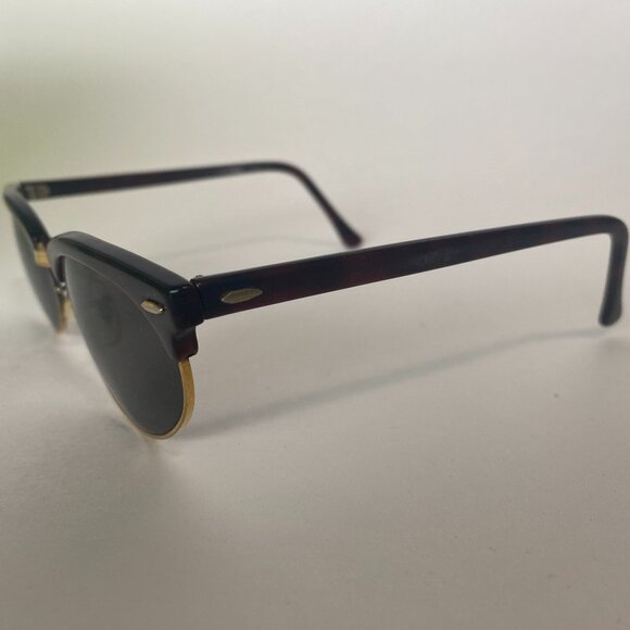 Bay Ban Tortoiseshell Oval Clubmaster RB3946 140mm Frame Discontinued Style - Picture 2 of 6